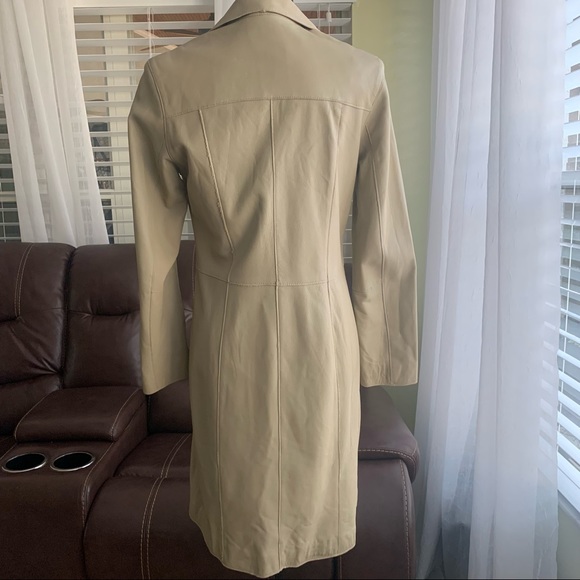 Inc tan leather jacket - Picture 8 of 13